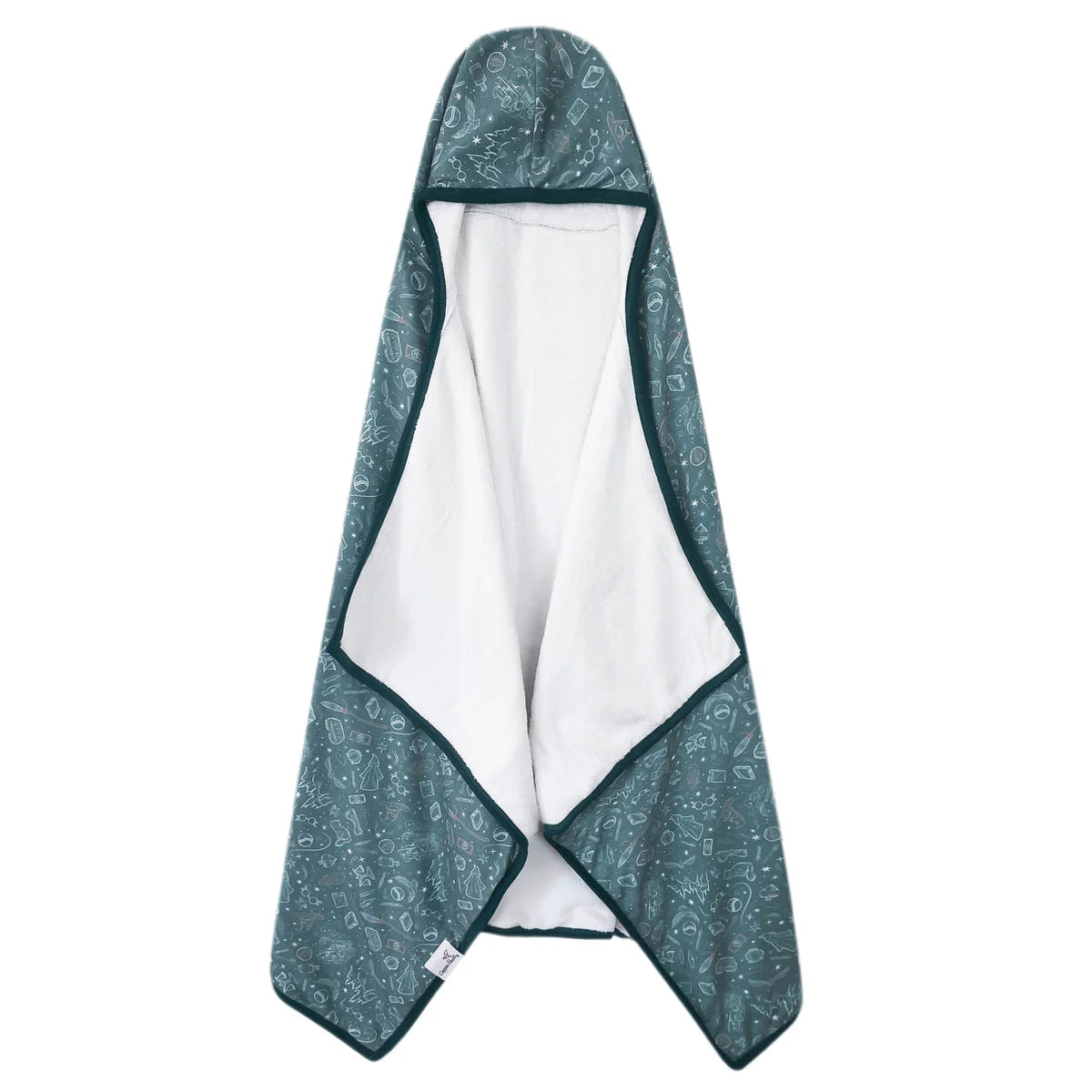 Premium Big Kid Knit Hooded Towel - Hogwarts by Copper Pearl