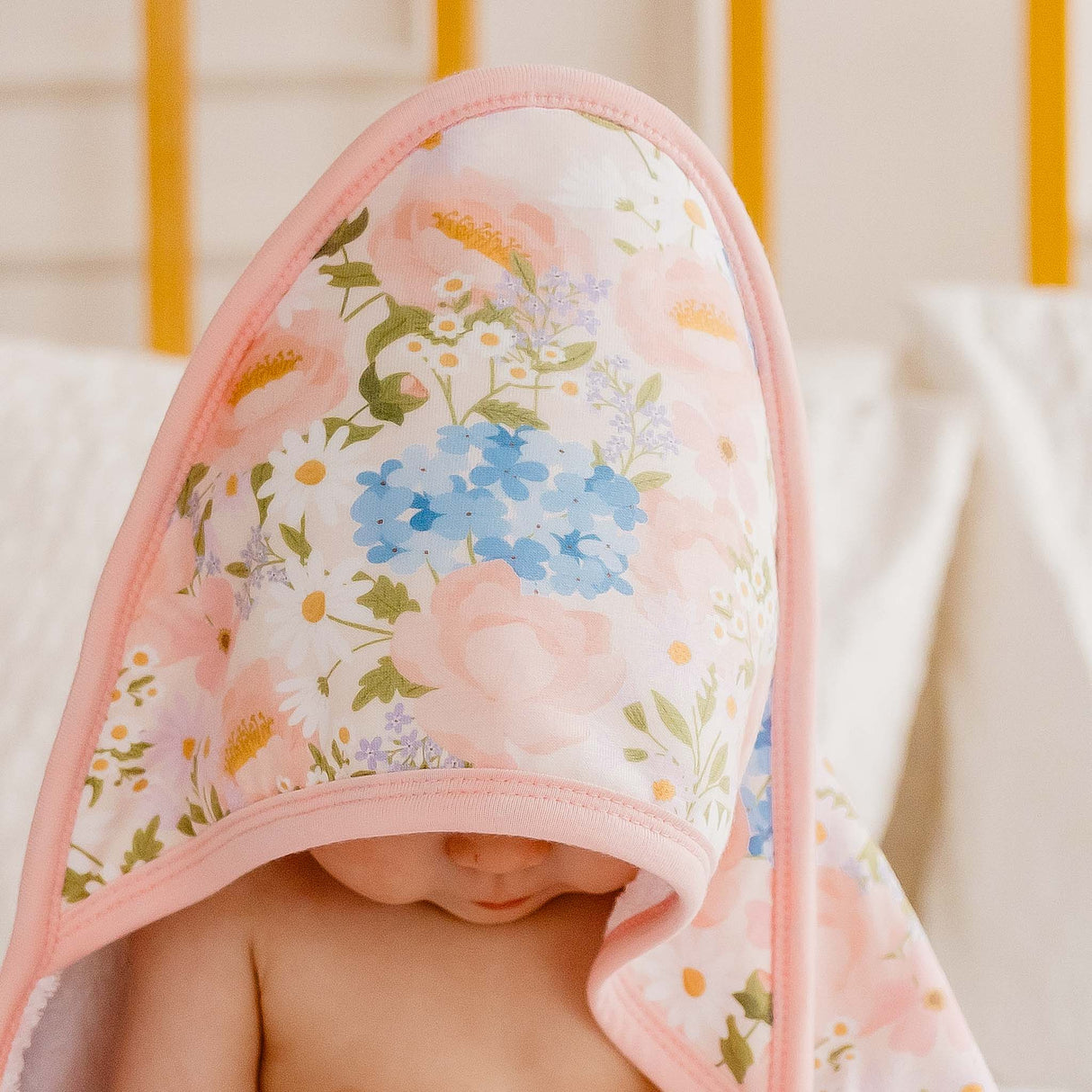 Premium Baby Knit Hooded Towel- Penelope by Copper Pearl