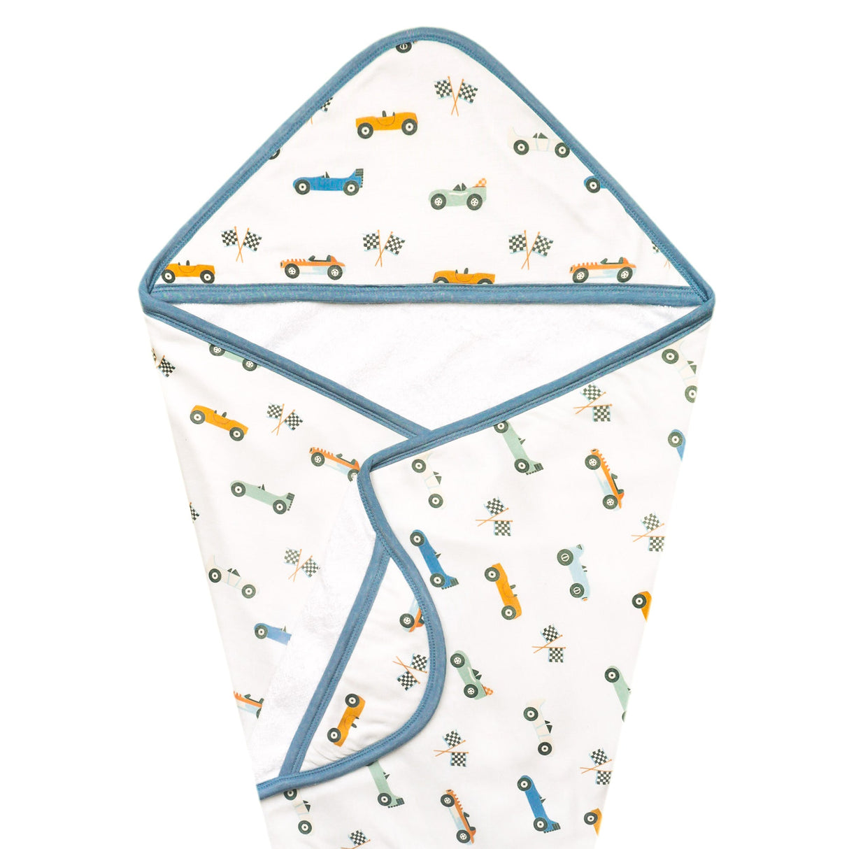 Premium Baby Knit Hooded Towel- Speedster by Copper Pearl