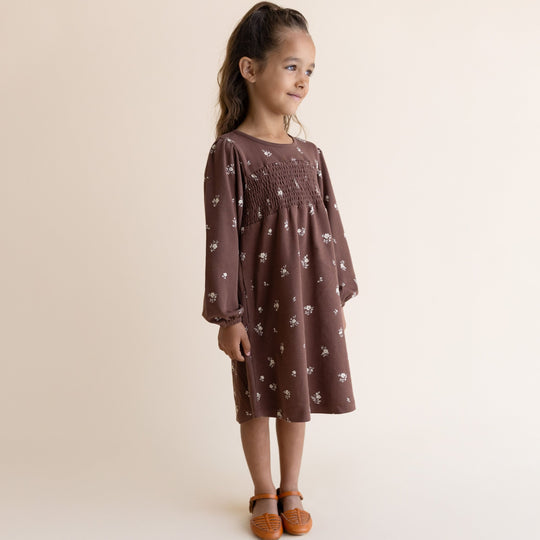 Organic Smocked Sundress- Birch by Makemake