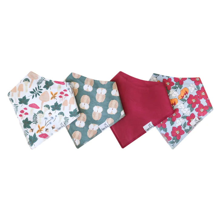 Baby Bandana Bibs in Ivy by Copper Pearl