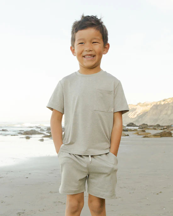 oceanside tech short || heathered sage by PLAY X PLAY
