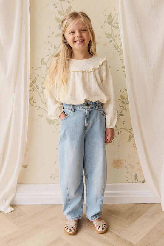 Organic Cotton Muslin Amira Blouse - Vintage Ditsy by Jamie Kay