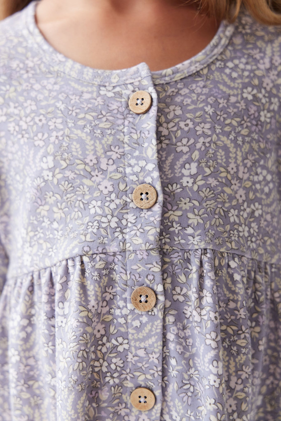 Organic Cotton Poppy Dress - April Lilac by Jamie Kay
