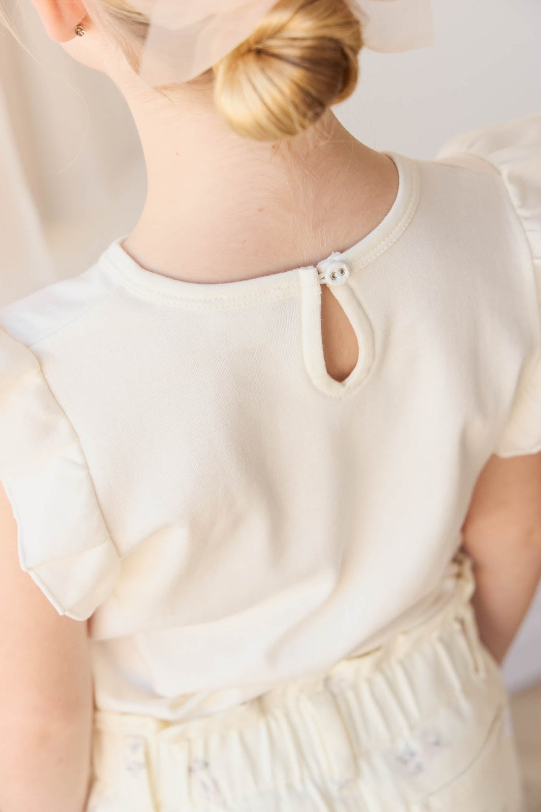 Pima Cotton Lila Top - Parchment by Jamie Kay
