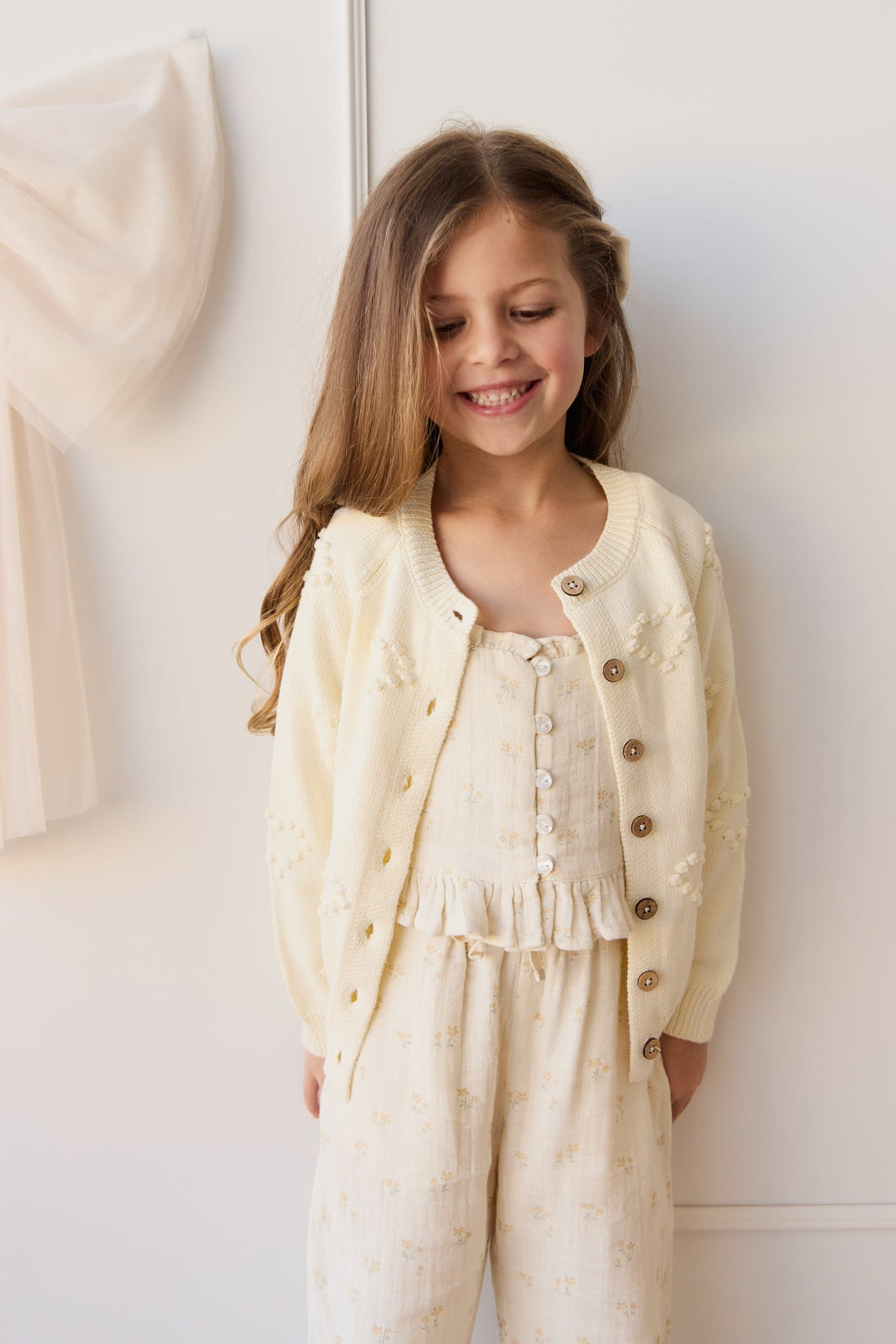 Gracie Cardigan - Popcorn by Jamie Kay