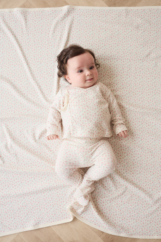 Organic Cotton Murphy Wrap - Posy Garden Pink by Jamie Kay