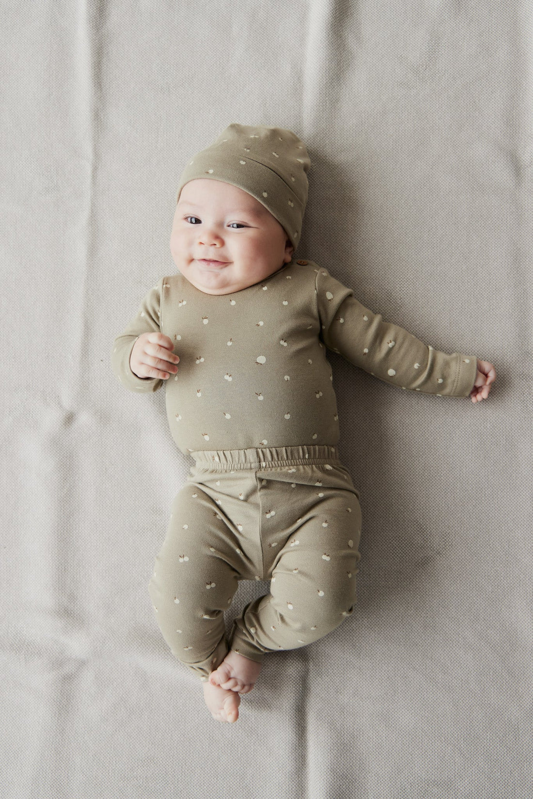 Organic Cotton Fernley Bodysuit - Apples Seneca Rock by Jamie Kay
