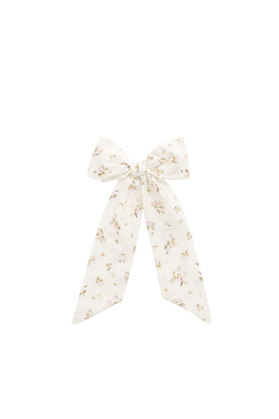 Organic Cotton Alora Bow - Bianca Antique by Jamie Kay
