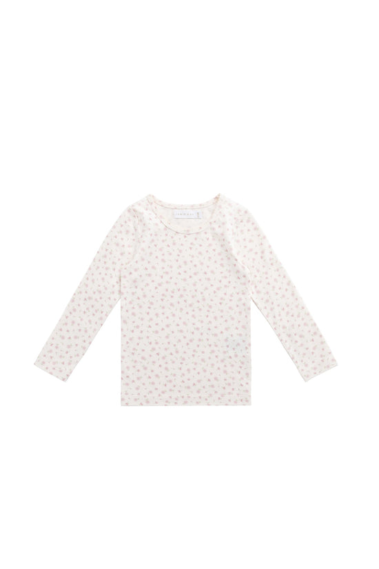 Organic Cotton Long Sleeve Top - Victoria Blush by Jamie Kay