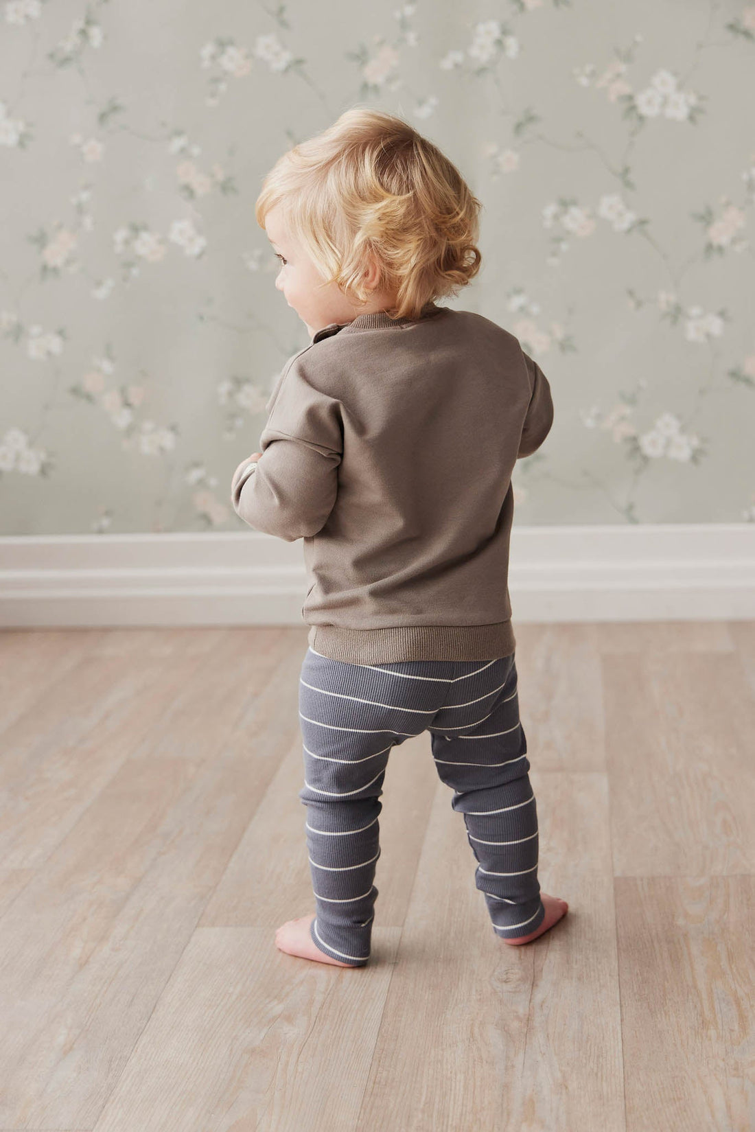 Organic Cotton Damien Sweatshirt - Twig by Jamie Kay