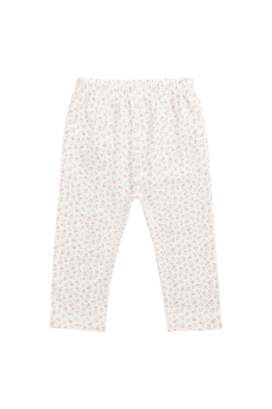 Organic Cotton Everyday Legging- Posy Garden Pink by Jamie Kay