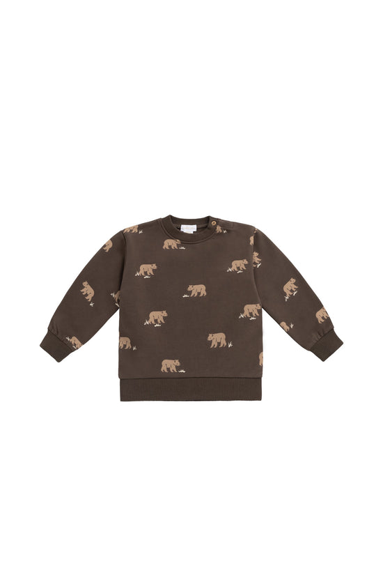 Organic Cotton Peyton Sweatshirt- Bear Buddies Canteen by Jamie Kay