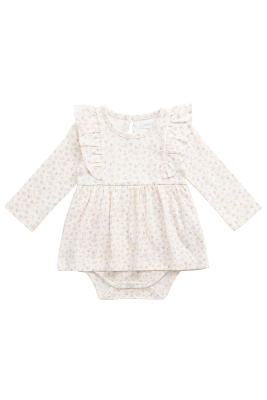 Organic Cotton Vivienne Playsuit - Aries Mauve by Jamie Kay