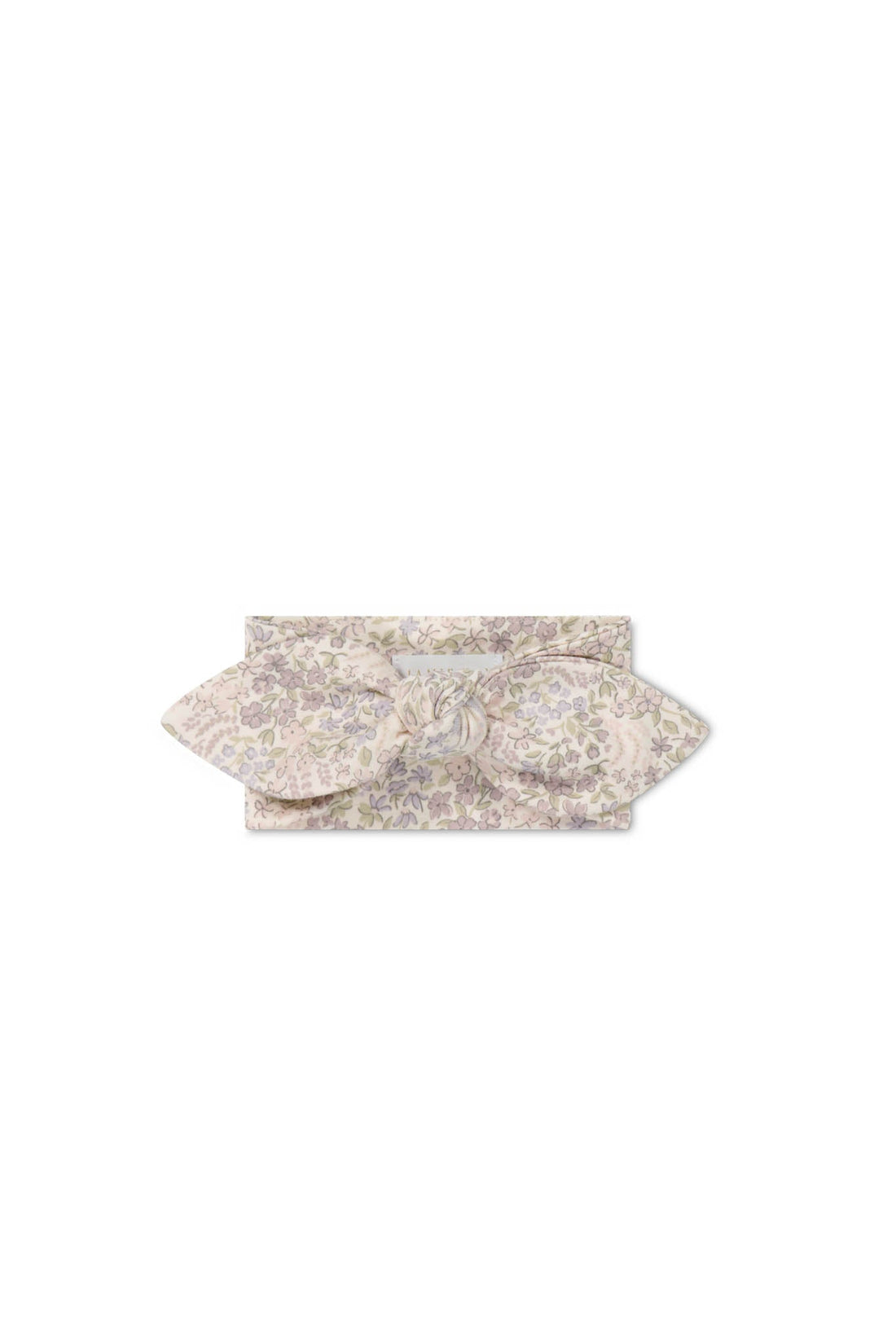 Organic Cotton Headband - April Floral Mauve by Jamie Kay