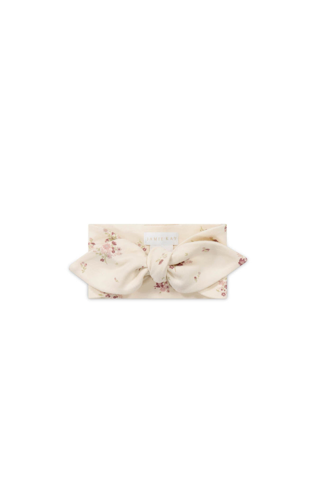 Organic Cotton Headband - Lauren Floral Tofu by Jamie Kay