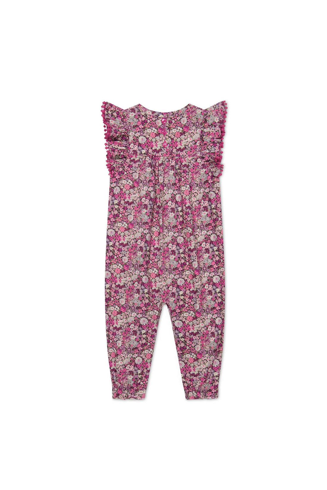 Organic Cotton Martha Playsuit - Garden Print by Jamie Kay