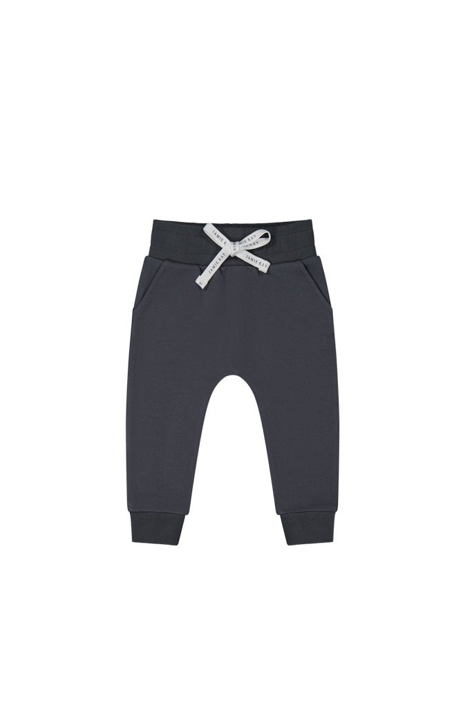 Organic Cotton Morgan Track Pant - Smoke by Jamie Kay