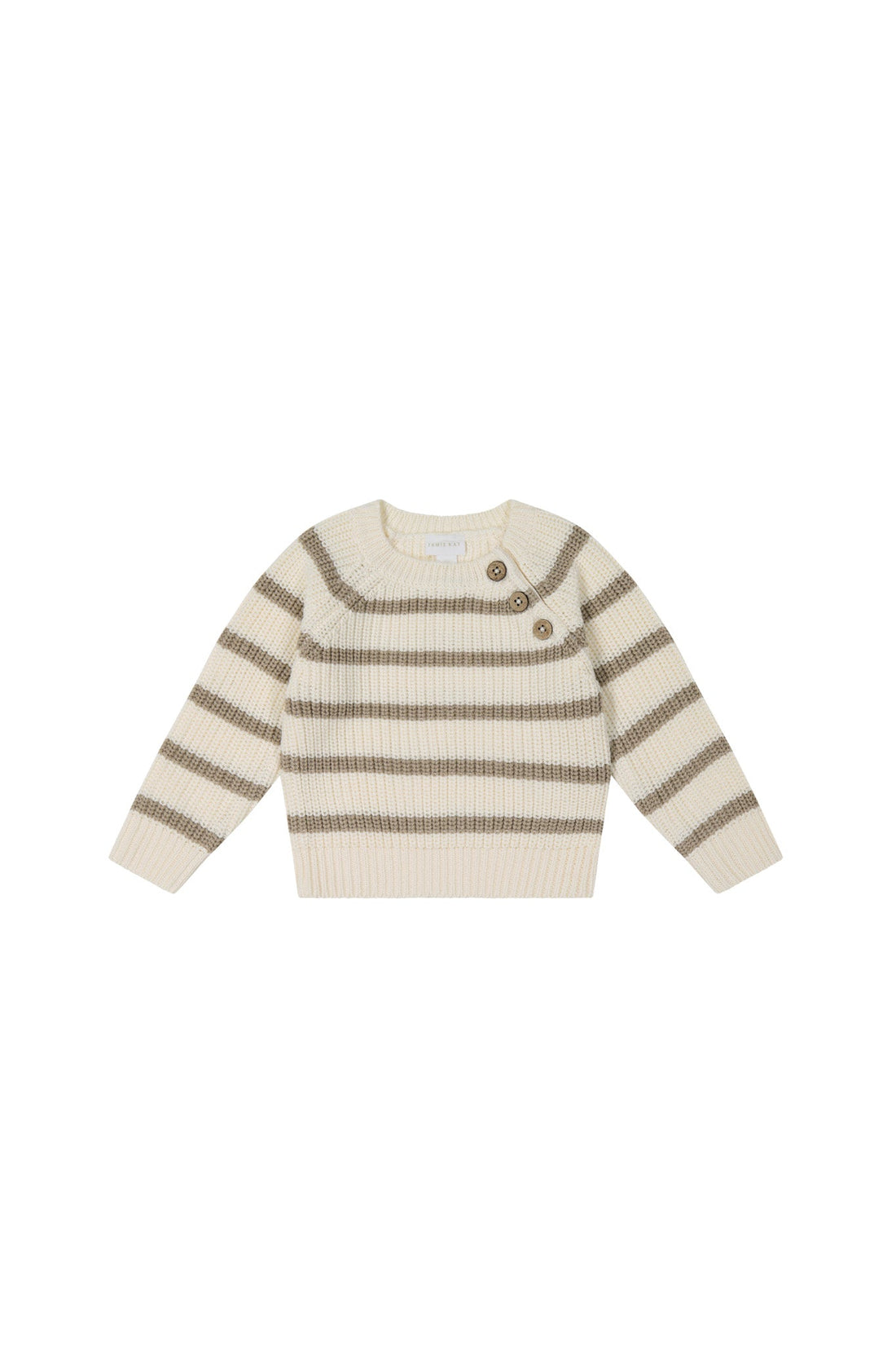 Frankie Jumper - Frankie Stripe Cashew by Jamie Kay