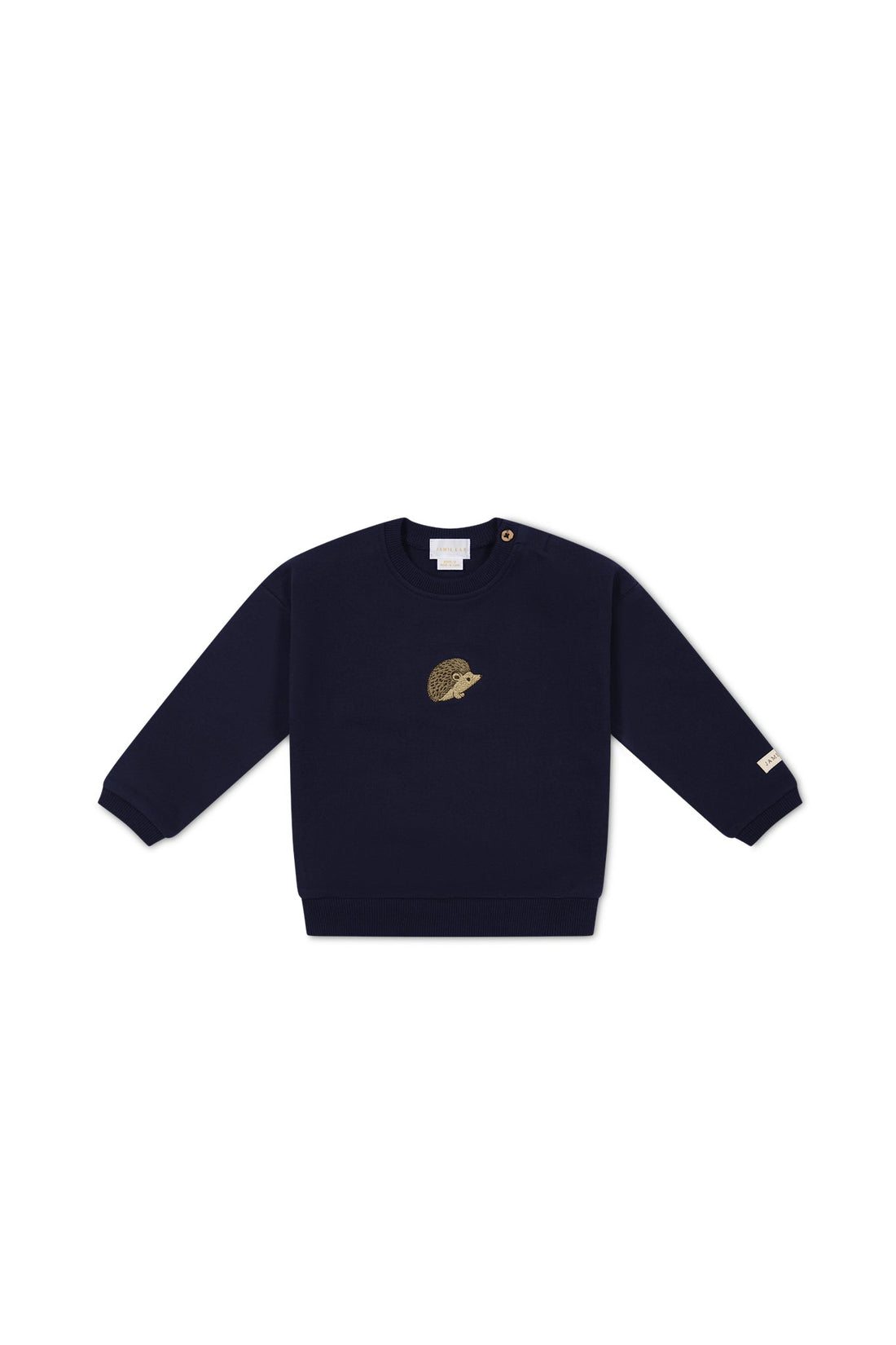 Organic Cotton Damien Sweatshirt - Constellation Hedgehog by Jamie Kay