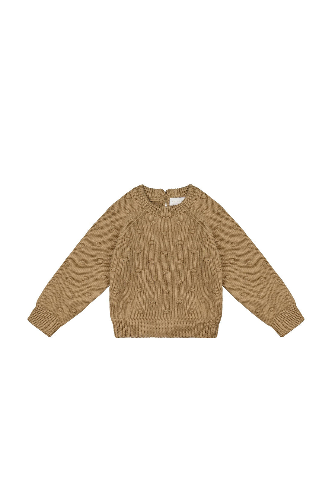 Dotty Knit Jumper - Caramel Cream by Jamie Kay
