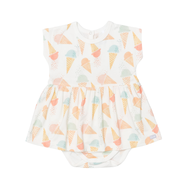 Infant Girl Modal Romper in Gelato by Coccoli