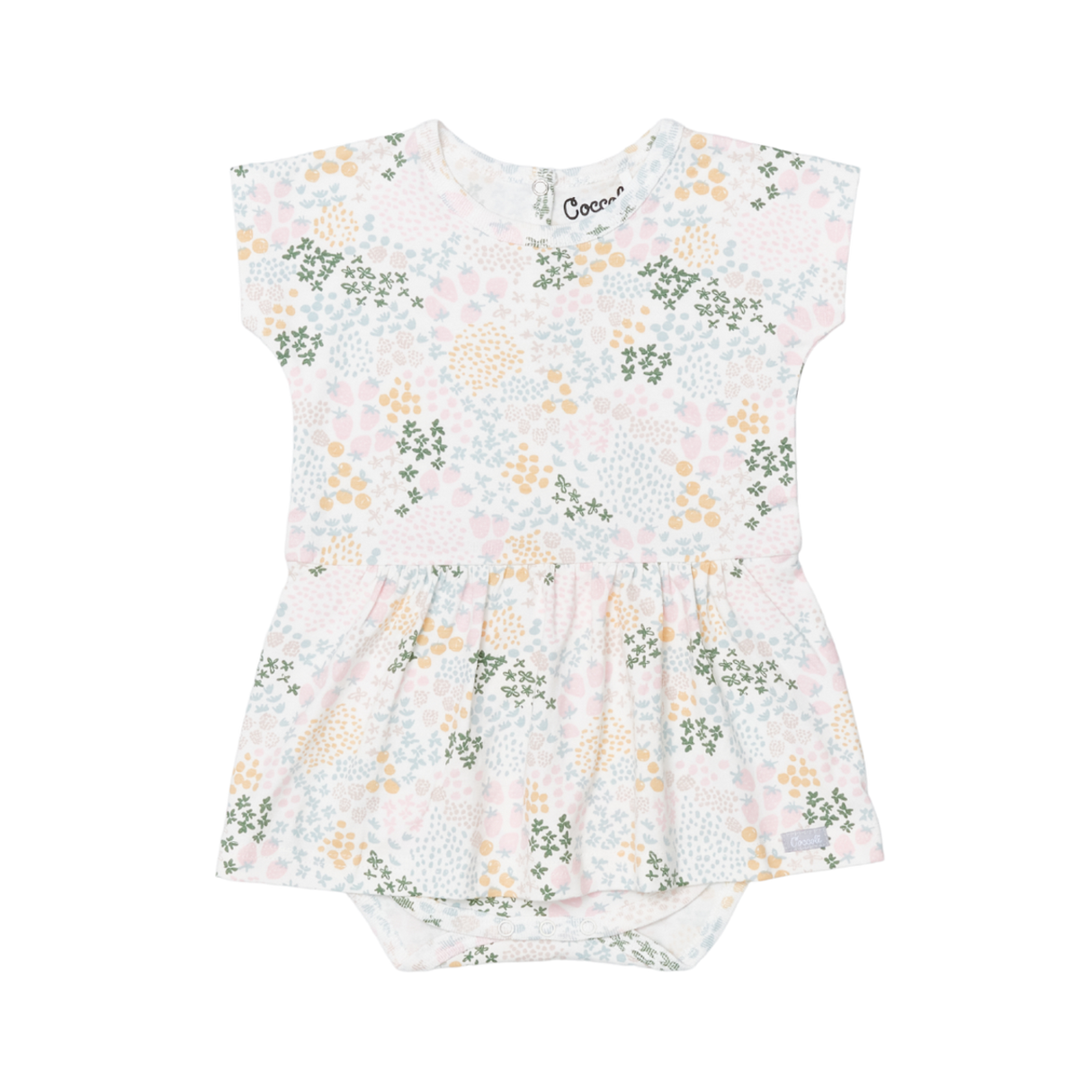 Infant Girl Modal Romper in Fruit Patch by Coccoli