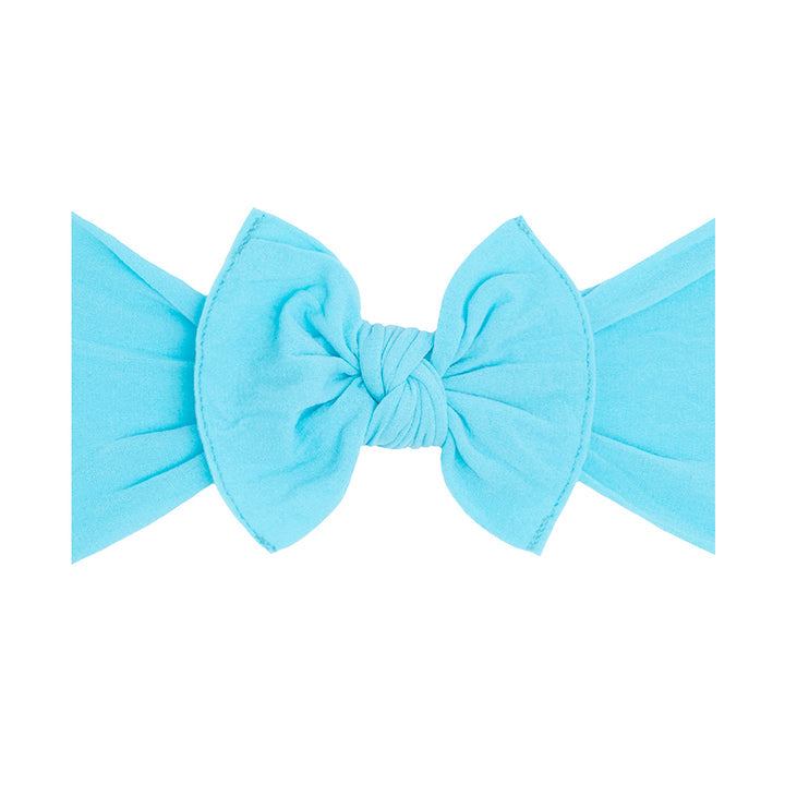 Knotted Bow - Aqua by Baby Bling