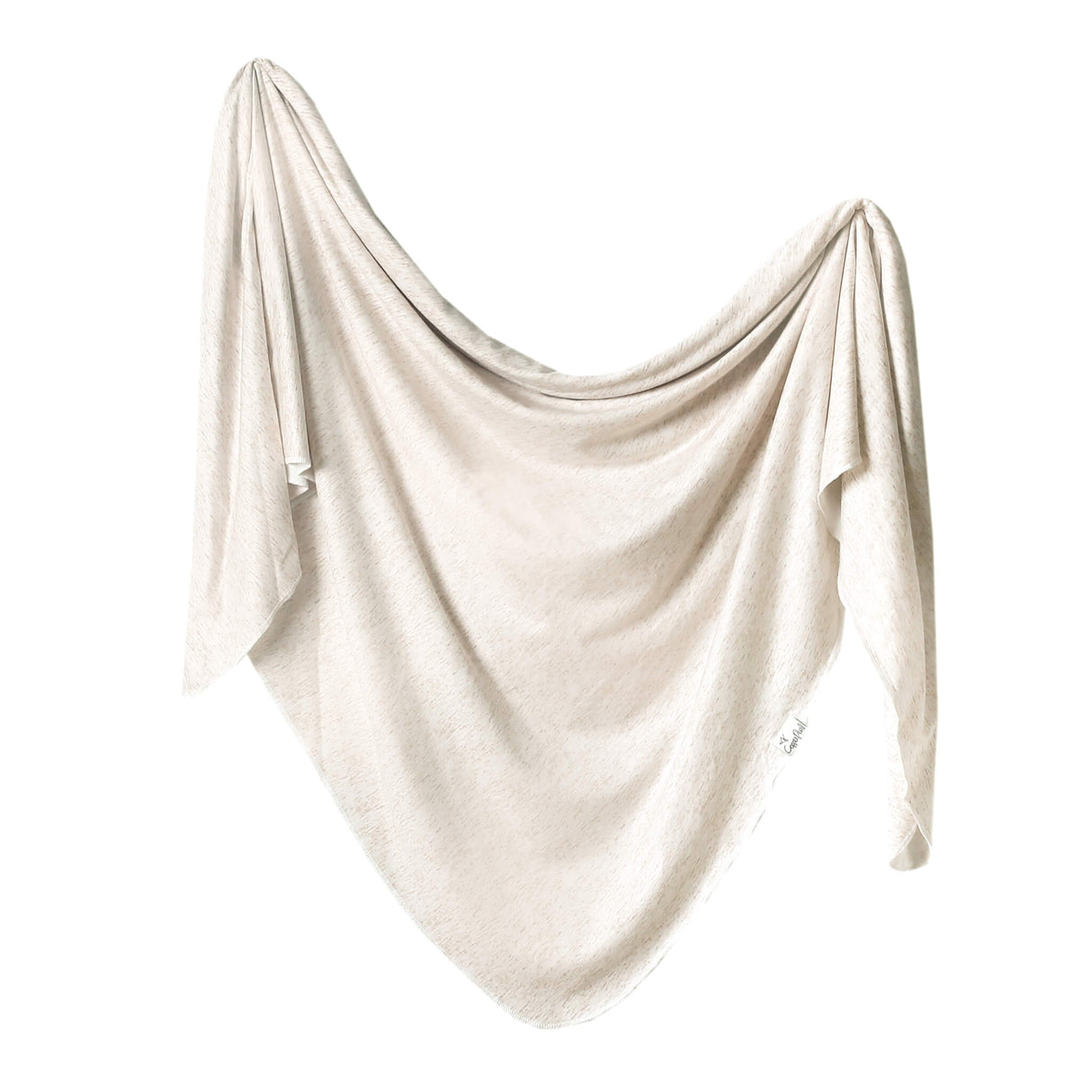 Knit Swaddle Blanket in Oat by Copper Pearl