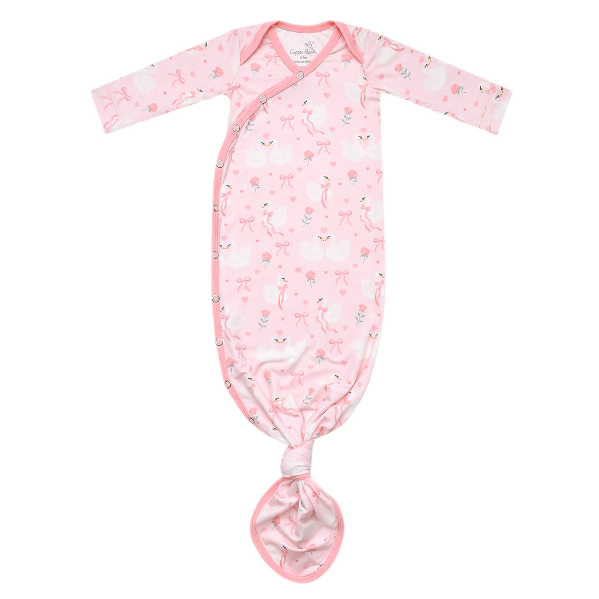 Newborn Knotted Gown- Adelia by Copper Pearl