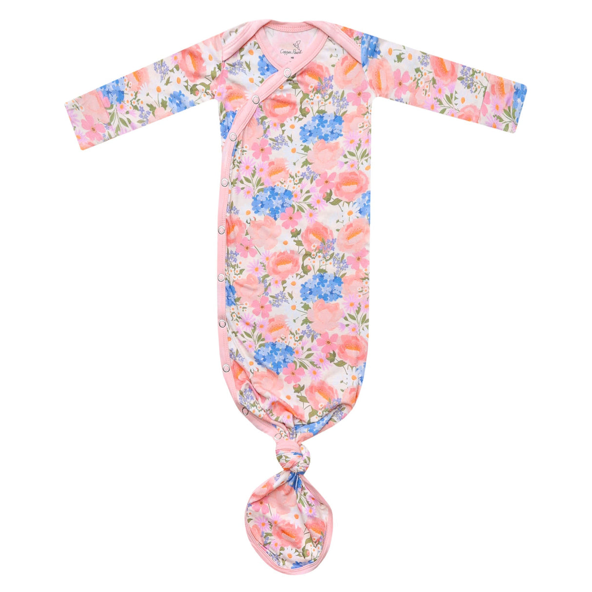 Bamboo Newborn Knotted Gown- Penelope by Copper Pearl