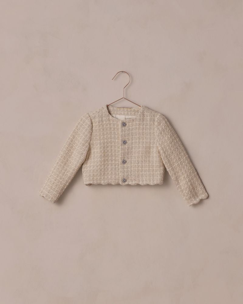 Tweed Jacket | Ecru by Noralee