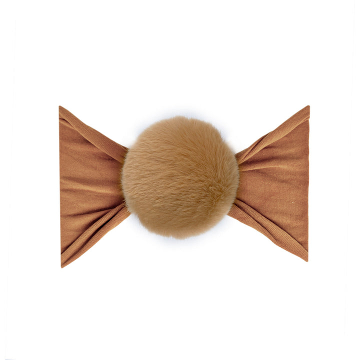 Luxe Fur Pom: Camel by Baby Bling