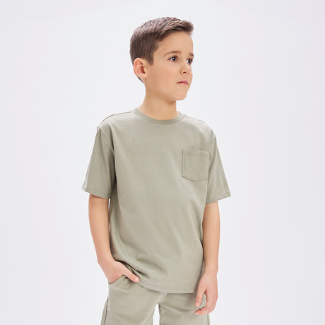 Sage Miles Basics Pocket Tee by miles the label