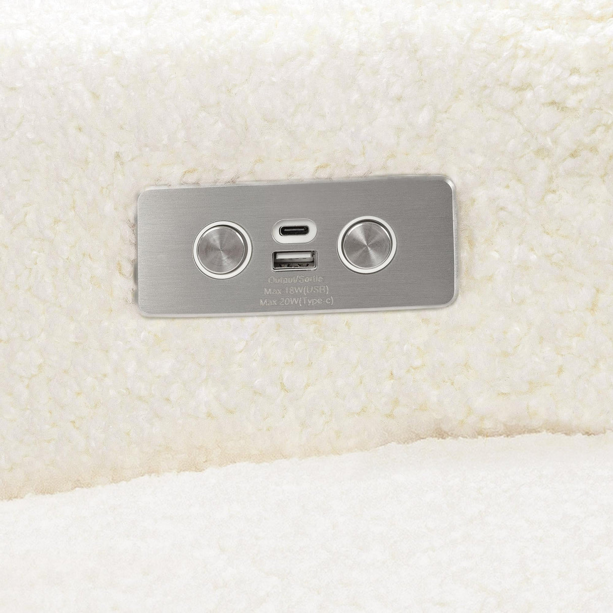 Babyletto Sigi Electronic Recliner and Glider with USB Port