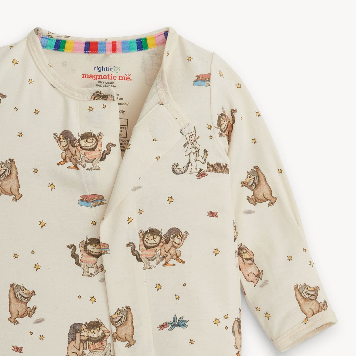 Magnetic RightFit Footie- Where the Wild Things Are by Magnetic Me