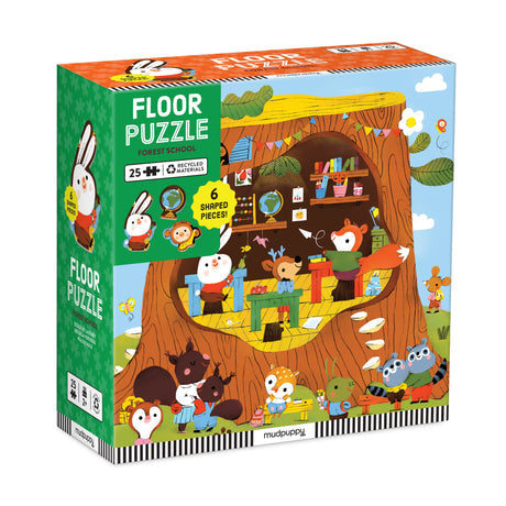 Forest School 25 Piece Floor Puzzle by Mudpuppy