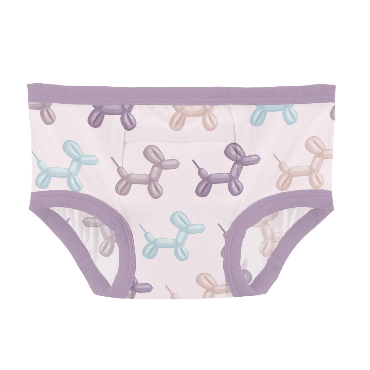 Training Pants- Shrinking Violet Balloon Dogs by Kickee Pants