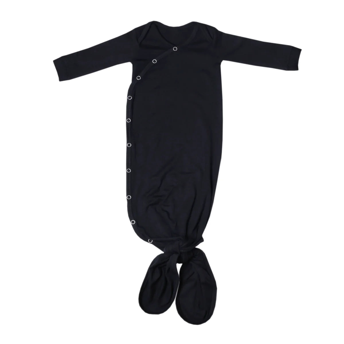 Newborn Knotted Gown - Midnight by Copper Pearl