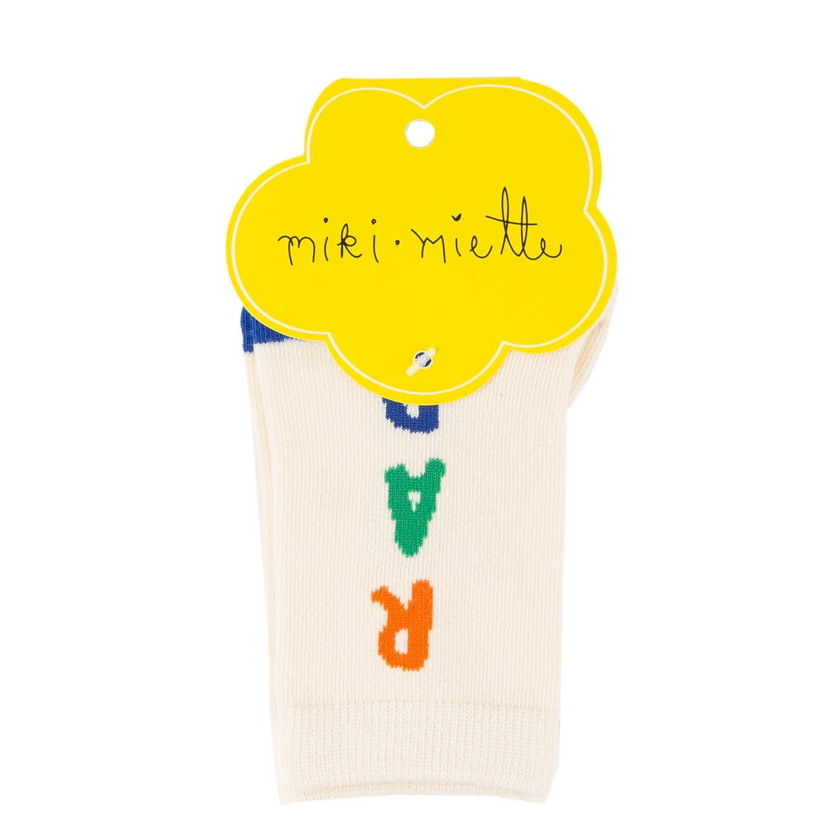 Ankle Socks - Alphabet Soup by Miki Miette