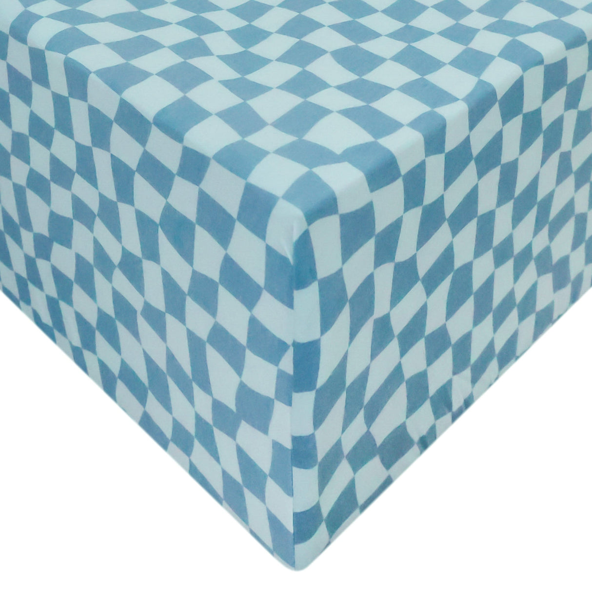 Premium Knit Fitted Crib Sheet in Miles by Copper Pearl