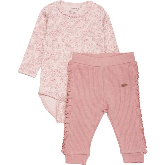 2-Piece Set - Ash Rose by Minymo