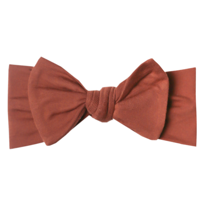 Knit Headband Bow by Copper Pearl