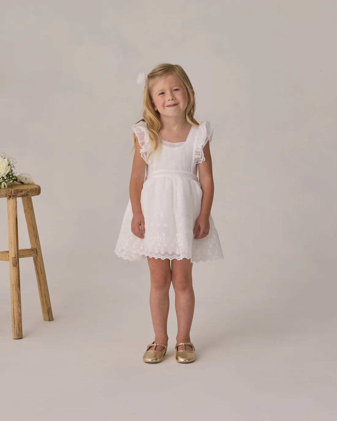 Provence Dress- White by Noralee