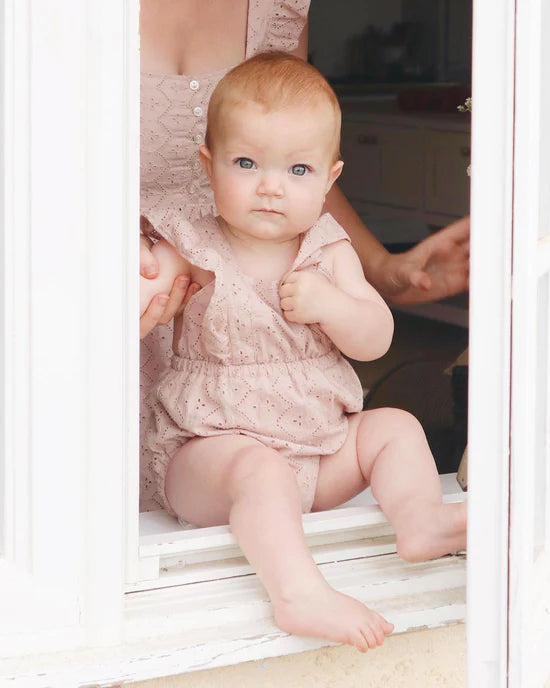 lucy romper || rose by Noralee