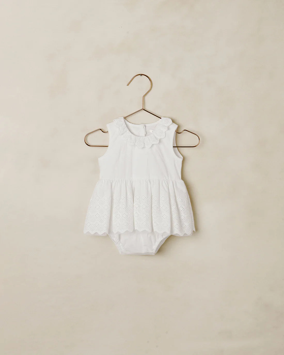 Georgia Romper- White by Noralee
