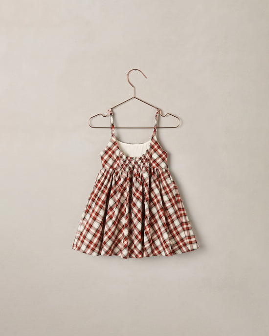 Betsy Dress || Holiday Tartan by Noralee