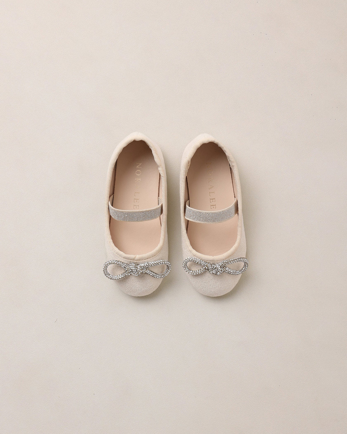 Ballet Flats- Shimmer Suede by Noralee