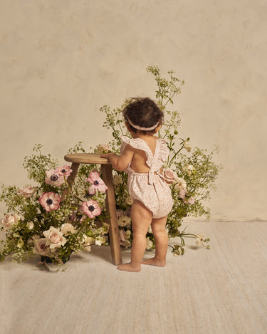 lucy romper || midsummer floral by Noralee