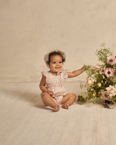 lucy romper || midsummer floral by Noralee